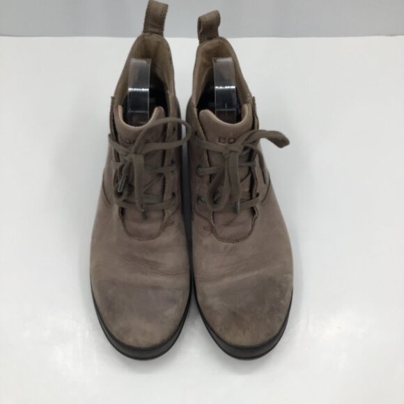 Women's 8.5 Bogs Carrie Chukka Boots Ankle Booties Waterproof Brown Leather - Picture 10 of 14